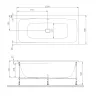 AM.PM Func Ванна акриловая, Выбрать размер: 150х70, изображение 12