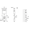 Инсталляция для унитаза WeltWasser  MARBERG 410 RD без кнопки, изображение 2