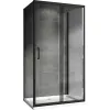Душевые ограждения: Душевой уголок ABBER Schwarzer Diamant AG30100B-S100B-S100B пристенный 1 в магазине Акватория