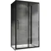 Душевые ограждения: Душевой уголок ABBER Schwarzer Diamant AG30100BH-S100B-S100B пристенный 1 в магазине Акватория