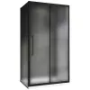 Душевые ограждения: Душевой уголок ABBER Schwarzer Diamant AG30100BMH-S100BM-S100BM пристенный 1 в магазине Акватория