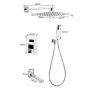 Душевая система ACWEN-80118  встраиваемая с изливом , хром, Выбрать цвет: Хром, изображение 13