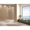 Душевой уголок CEZARES ECO-O-RH-2-C-Cr, Цвет профиля: Хром, Выбрать размер: 100х80, изображение 2