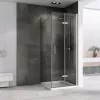 Душевой уголок ABBER Zart  прозрачное/хром , в угол, Цвет стекла: прозрачное, Цвет профиля: Хром, Выбрать размер: 70х70, изображение 2