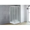 Душевой уголок Royal Bath RB HPD RB HP квадратный, Цвет стекла: матовое, Высота поддона: Низкий, Цвет профиля: Белый, Выбрать размер: 90x90, изображение 2