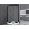 Душевой уголок Royal Bath RB HPD RB HP квадратный, Цвет стекла: прозрачное, Высота поддона: Низкий, Цвет профиля: Черный, Выбрать размер: 90x90, изображение 2