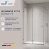 Душевой уголок RGW SV-040Gr  прозрачное/серый, Цвет стекла: прозрачное, Цвет профиля: Серый, Выбрать размер: 1200x1000