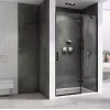 Душевая дверь ABBER Zart распашная, Цвет стекла: прозрачное, Цвет профиля: Черный, Выбрать размер: 90, изображение 2