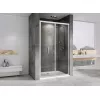 Душевая дверь ABBER Sonnenstrand прозрачное/хром складная, Цвет стекла: прозрачное, Цвет профиля: Хром, Выбрать размер: 90, изображение 2