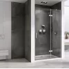 Душевая дверь ABBER Zart распашная, Цвет стекла: прозрачное, Цвет профиля: Хром, Выбрать размер: 90, изображение 2