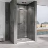 Душевая дверь ABBER Zart складная, Цвет стекла: прозрачное, Цвет профиля: Хром, Выбрать размер: 70, изображение 2