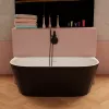 Ванны: Ванна акриловая Frank F6163 White/Black 170х80 1 в магазине Акватория