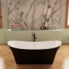 Ванны: Ванна акриловая Frank F6104 White/Black  170х75 1 в магазине Акватория