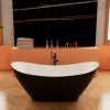 Ванны: Ванна акриловая  Frank F6107 White/Black 170х75 1 в магазине Акватория