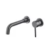 Смеситель для раковины скрытого монтажа ACWEN 6605D графит, Выбрать цвет: Графит, изображение 13