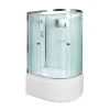 Душевые кабины и сауны: Душевая кабина AvaCan D120 L/R , матовое/хром , высокий поддон 1 в магазине Акватория