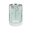 Душевая кабина AvaCan  D279S  матовое/хром , средний поддон, Цвет стекла: матовое, Цвет профиля: Хром, Тип поддона: Средний, Выбрать размер: 90х90, Внешний вид: без гидромассажа, Наличие крыши: есть