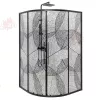 Душевой уголок AvaCan HB 80/90/100/120, Цвет стекла: с рисунком, Цвет профиля: Черный, Выбрать размер: 80х80, изображение 4
