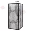 Душевой уголок AvaCan KB 80/100, Цвет стекла: с рисунком, Цвет профиля: Черный, Выбрать размер: 80-90х80-90, изображение 4