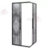 Душевой уголок AvaCan KB 80/100, Цвет стекла: с рисунком, Цвет профиля: Черный, Выбрать размер: 80-90х80-90, изображение 3