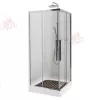 Душевой уголок AvaCan KС 80/100, Цвет стекла: прозрачное, Цвет профиля: Хром, Выбрать размер: 100-110х100-110, изображение 3