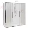Душевой уголок AvaCan FC2 прозрачное/хром, Цвет стекла: прозрачное, Цвет профиля: Хром, Выбрать размер: 190-210х100, изображение 3