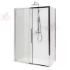 Душевой уголок AvaCan FC+SС прозрачное/хром, Цвет стекла: прозрачное, Цвет профиля: Хром, Выбрать размер: 120-140х90, изображение 3