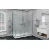 Душевой уголок AvaCan FC2 прозрачное/хром, Цвет стекла: прозрачное, Цвет профиля: Хром, Выбрать размер: 190-210х100, изображение 2