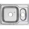 Мойка 6950S U MELANA 0,6/0,8/160 1,5-я чаша врезнаяс сифоном, Внешний вид: толщина 0,6, изображение 2