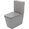 Унитаз-компакт MELANA MLN-310306MG матовый серый, Выбрать цвет: Серый, изображение 3