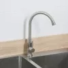 Смесители: Кран для кухни водоразборный (МОНО) MELANA-F6113 нерж.сталь, однорычажный, сатин 1 в магазине Акватория