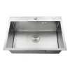 Мойка H6545 MELANA ProfLine 3,0/200 САТИН врезная  с коландером, изображение 3
