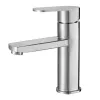 Смеситель д/ум MELANA-610301 Stello нерж.сталь, однорычажный, сатин, литой излив, изображение 2