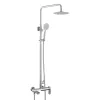 Душевая система MELANA-610605 Paola Hi-tech нерж.сталь, с тропическим душем, лейкой, изображение 2