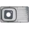 Мойка 7642 U MELANA 0,6/0,8/160 врезная  с сифоном, Внешний вид: толщина 0,6, изображение 3