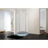 Душевой  уголок ZEP91  PARLY с поддоном (90х90х197), Цвет стекла: прозрачное, Цвет профиля: Белый, Выбрать размер: 90х90, изображение 3