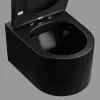 Унитаз Ceruttispa TANARO Aria MB CT9238 подвесной безободковый черный матовый, изображение 3