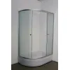 Душевой уголок ZFM1201R/L  PARLY с поддоном (120х80х195), Цвет стекла: матовое, Цвет профиля: Хром, Выбрать размер: 120х80, Ориентация: правая, изображение 6