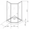 Душевой уголок ZEР91FR  PARLY с поддоном (90х90х197), изображение 7