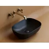 Санфаянс: Умывальник чаша Ceramica Nova накладная прямоугольная (цвет Черный Матовый) Element 455*325*135мм 1 в магазине Акватория