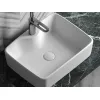 Умывальник чаша Ceramica Nova накладная прямоугольная Element 480*370*130мм, изображение 2
