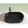Умывальник чаша Ceramica Nova накладная овальная (цвет Черный Матовый) Element 608*385*122мм, Выбрать цвет: Черный, изображение 2