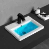 Санфаянс: Раковина врезная прямоугольная CeramaLux 9393 1 в магазине Акватория