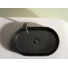 Умывальник чаша Ceramica Nova накладная овальная (цвет Черный Матовый) Element 608*385*122мм, Выбрать цвет: Черный, изображение 3