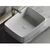 Умывальник чаша Ceramica Nova накладная прямоугольная Element 480*370*130мм, изображение 3