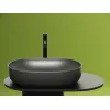 Умывальник чаша Ceramica Nova накладная овальная (цвет Темный Антрацит Матовый) Element 600*415*135мм, Выбрать цвет: Темно-серый, изображение 5