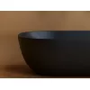 Умывальник чаша Ceramica Nova накладная прямоугольная (цвет Черный Матовый) Element 455*325*135мм, Выбрать цвет: Черный, изображение 3