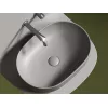 Умывальник чаша Ceramica Nova накладная овальная (цвет Антрацит Матовый) Element 600*415*135мм, Выбрать цвет: Серый, изображение 5