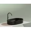 Умывальник чаша Ceramica Nova накладная овальная (цвет Черный Матовый) Element 608*385*122мм, Выбрать цвет: Черный, изображение 7