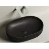 Умывальник чаша Ceramica Nova накладная овальная (цвет Черный Матовый) Element 600*415*135мм, Выбрать цвет: Черный, изображение 8